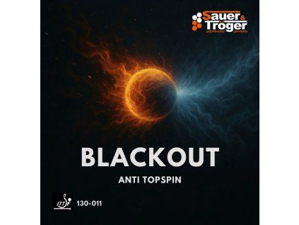 BlackoutAntiTopBelagSauer TroegerTischtennisCovervorne